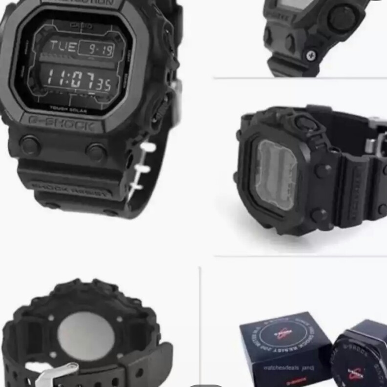 C3-- JAM TANGAN G SHOCK DIGITAL BLACK WATER RESISTANT G 1000-KW SUPER