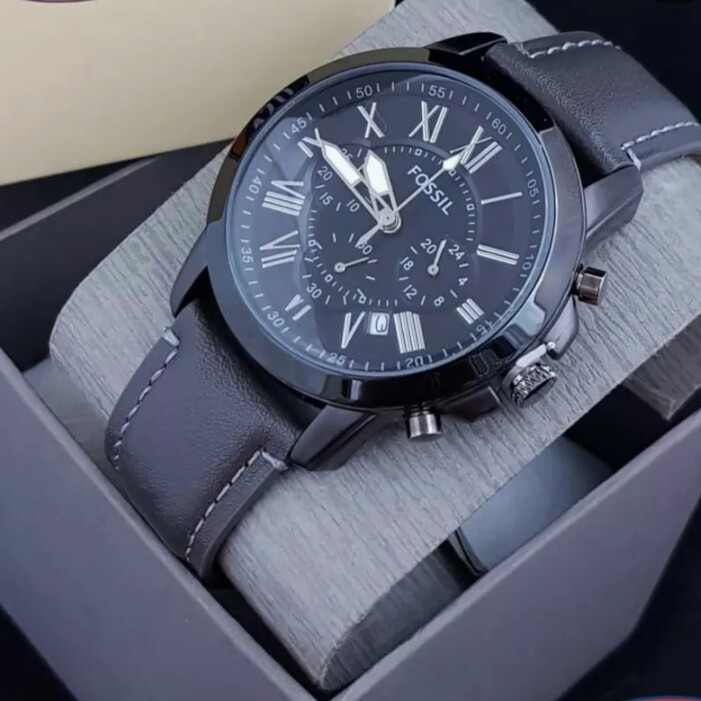 C3-- JAM TANGAN PRIA FOSSIL CHRONO CASUAL MERK - PER UNIT