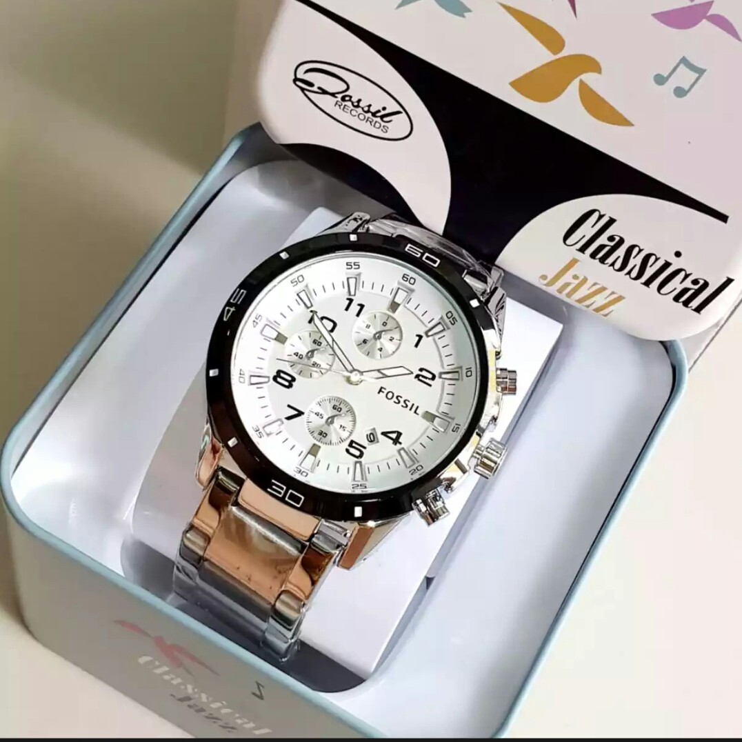 C3-- JAM TANGAN PRIA FOSSIL STAINLESS AS1802 MERK - PER UNIT 2