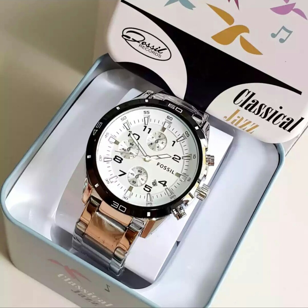 C3-- JAM TANGAN PRIA FOSSIL STAINLESS AS1802 MERK - PER UNIT 2