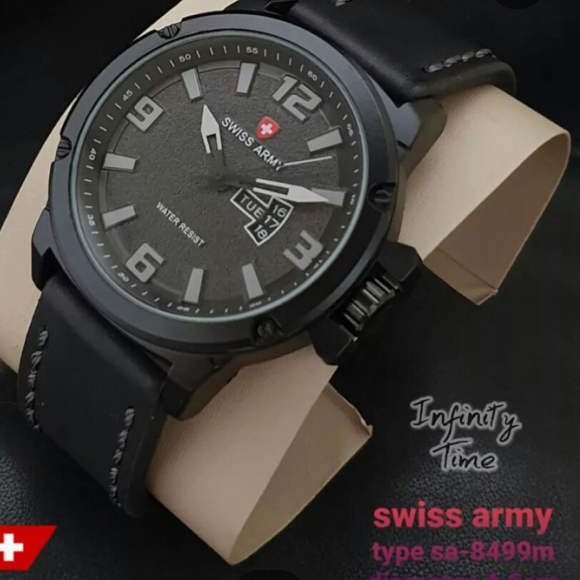 C3-- JAM TANGAN PRIA SWISS ARMY SA8499M MERK - PER UNIT 2