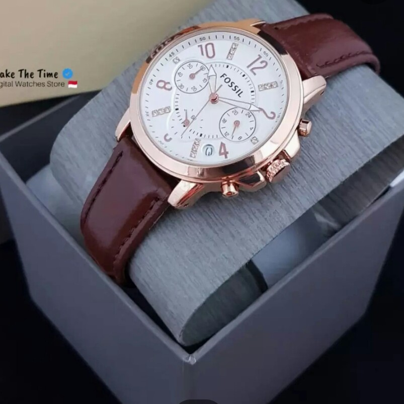 C3-- JAM TANGAN PRIA UNISEX FOSSIL CHRONOGRAPH FS7499 MERK - PER UNIT 3