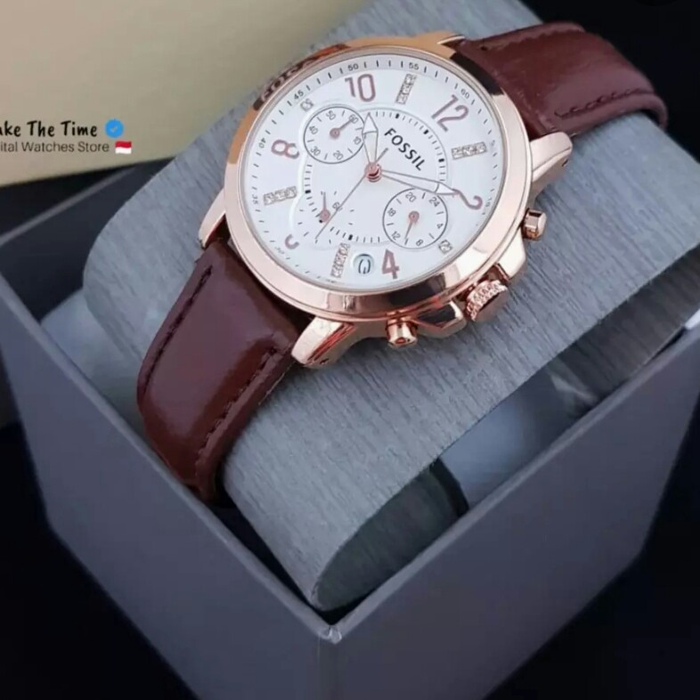 C3-- JAM TANGAN PRIA UNISEX FOSSIL CHRONOGRAPH FS7499 MERK - PER UNIT 3