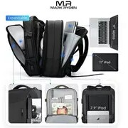 C3-- MARK RYDEN MR9299KR BACKPACK BAG USB - TAS RANSEL LAPTOP 17 - BLA 2