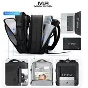 C3-- MARK RYDEN MR9299KR BACKPACK BAG USB - TAS RANSEL LAPTOP 17 - BLA 2