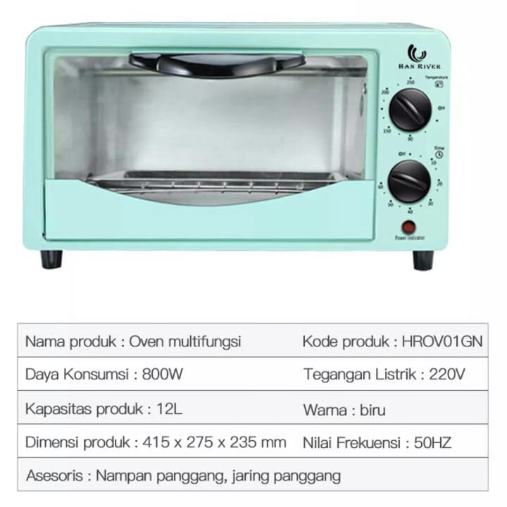 C3-- OVEN MULTIFUNGSI MERK HAN RIVER MERK - PER UNIT 3