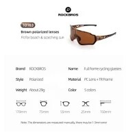 C3-- ROCKBROS 10163 POLARIZED SUNGLASSES - KACAMATA  SEPEDA LARI - RRO 3