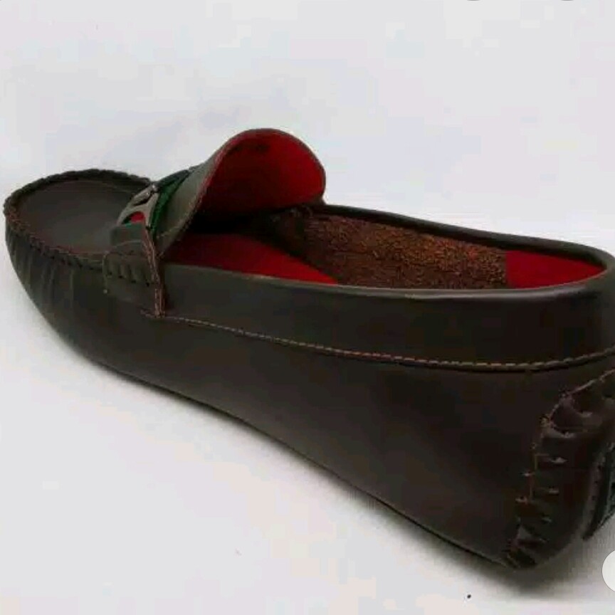 C3-- SEPATU PANSUS GUCCI KULIT PREMIUM SLIP ON MERK - PER UNIT 3