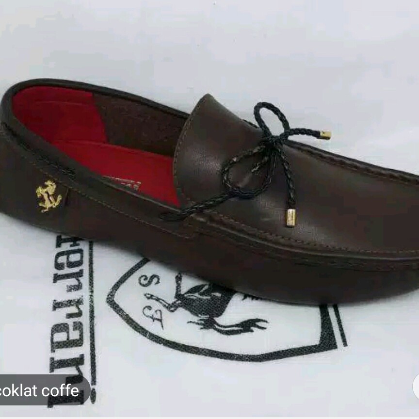 C3-- SEPATU PANSUS SLIP ON FERARRI PREFIUM MERK - PER UNIT 3