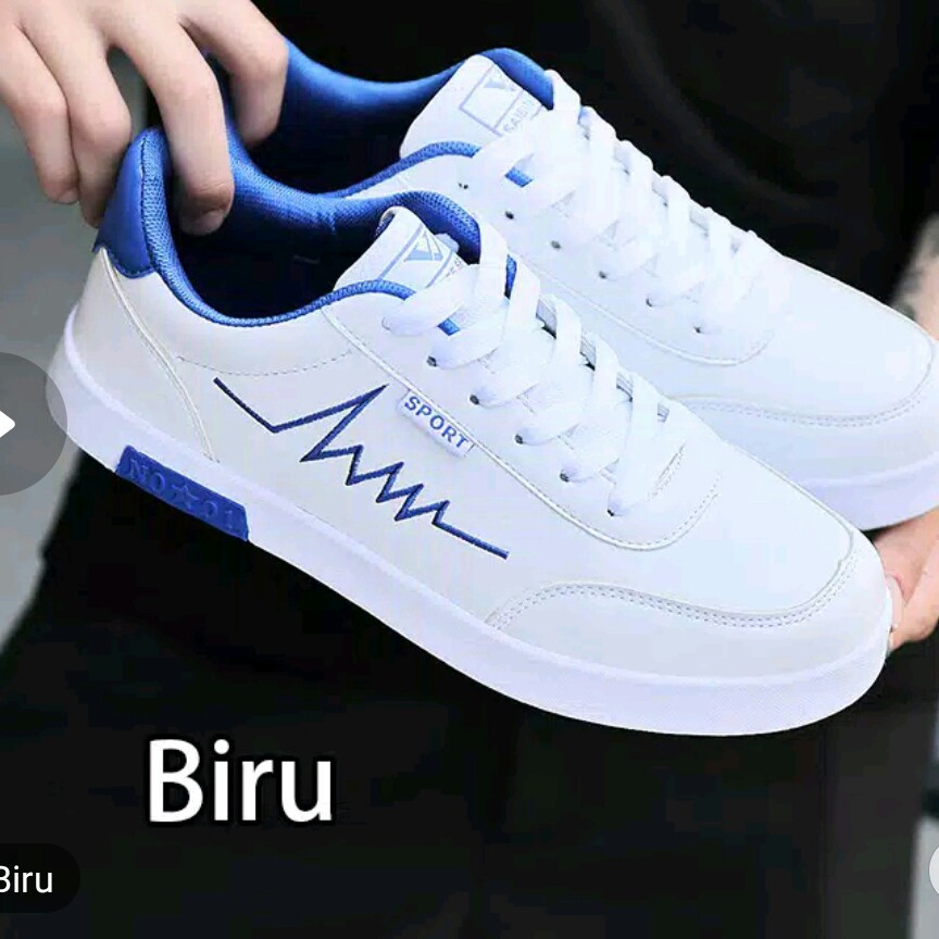 C3-- SEPATU PRIA SNEAKERS CASUAL BREATHABLE SHOES MERK - PER UNIT 3