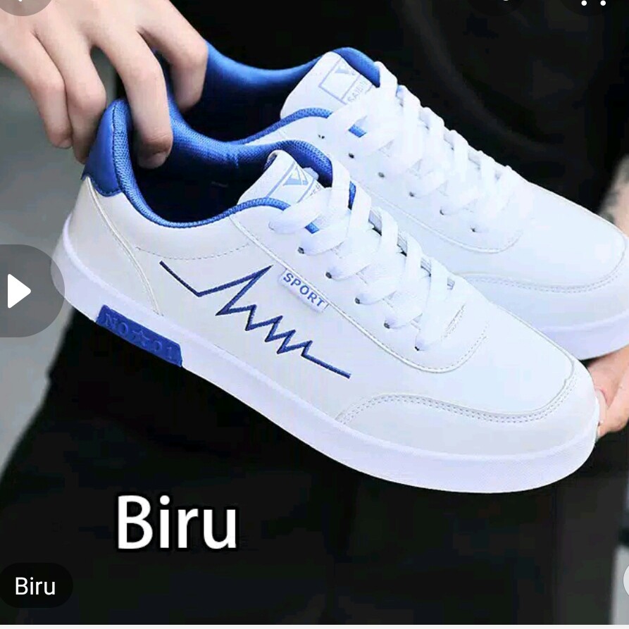 C3-- SEPATU PRIA SNEAKERS CASUAL BREATHABLE SHOES MERK - PER UNIT 3