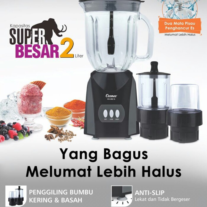 C3-BLENDER COSMOS BLENDER  3 TABUNG KACA MERK COSMOS PER UNIT