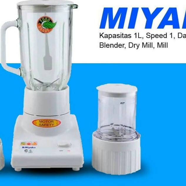 C3-BLENDER MIYAKO BLENDER  KACA 2 TABUNG MERK MIYAKO PER UNIT 2