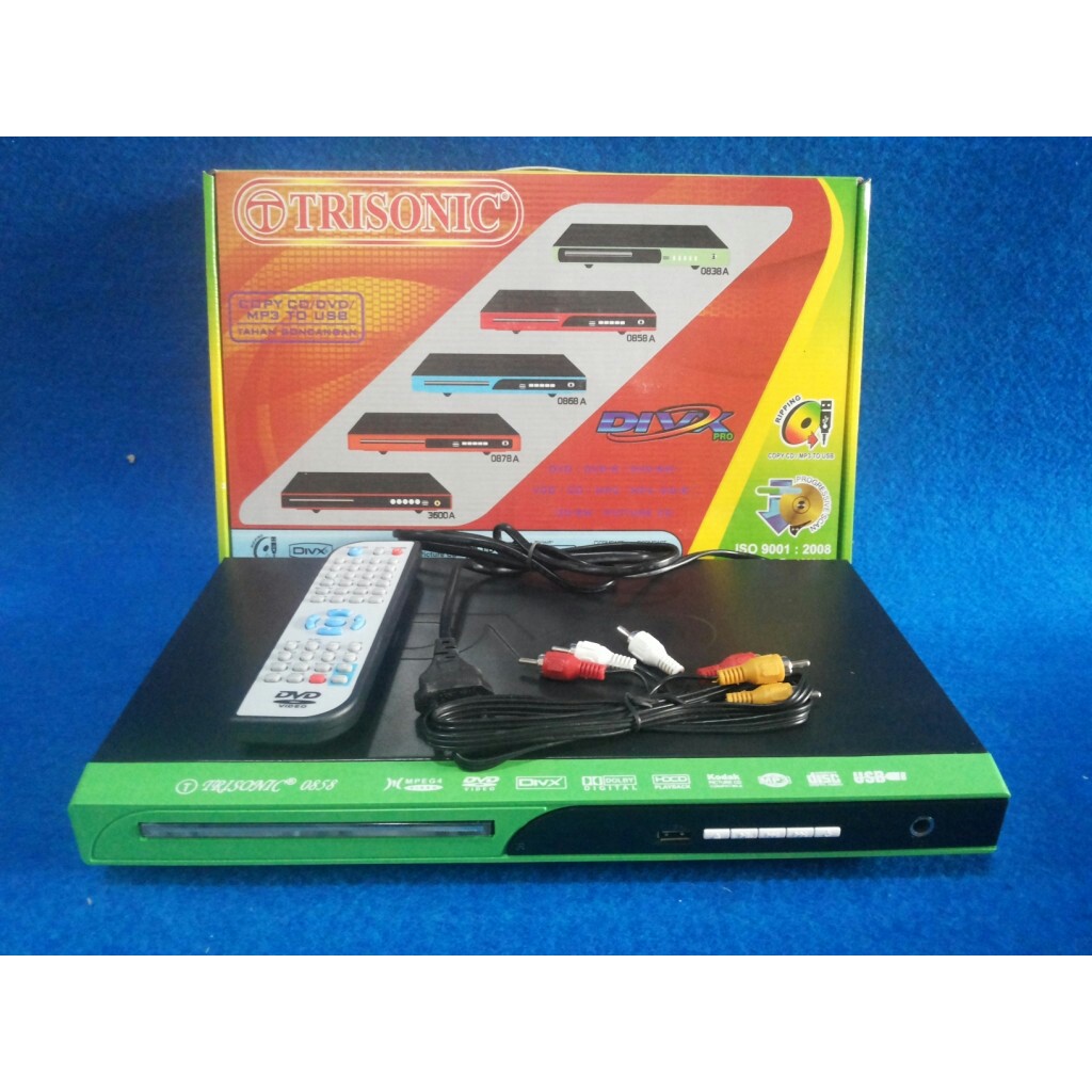 C3-DVD PLAYER DVD TRISONIC BODY BESI MERK TRISONIC PER UNIT