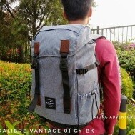 C3-KALIBRE TAS BACKPACK GREY BLACK - VANTEGE 0124L - 911155 - 042 MERK 2