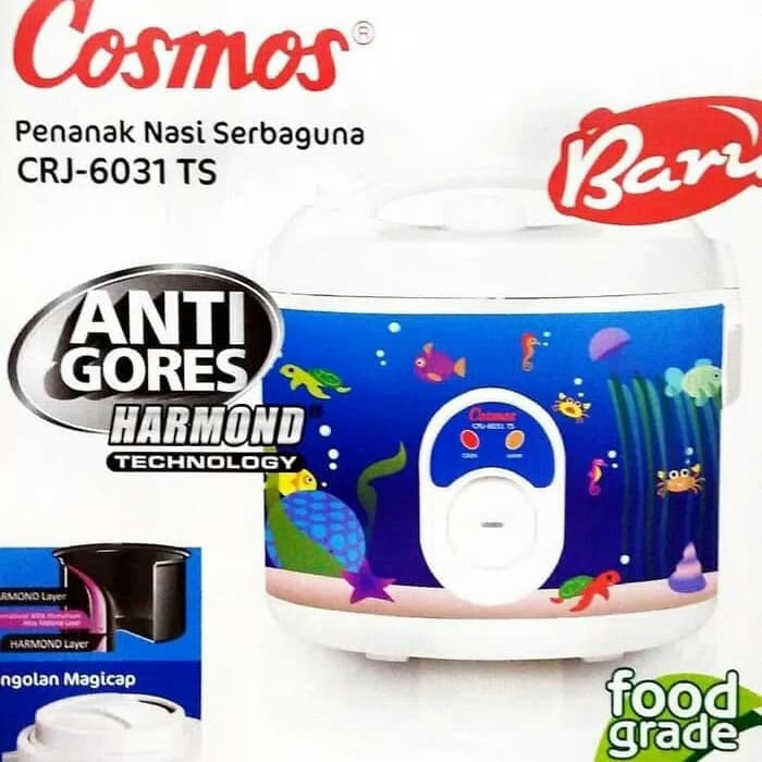 C3-MAGIC COM - RICE COOKER COSMOS ANTI GORES MERK COSMOS PER UNIT 3