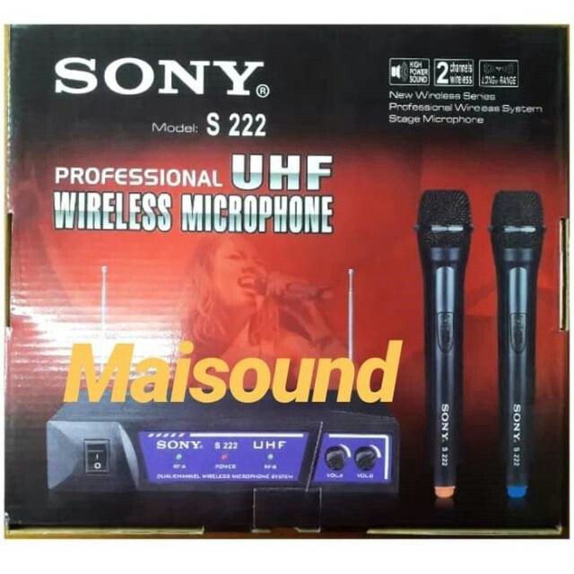 C3-MICROPHONE WIRELESS SONY 2 MICROPHONE MERK SONY PER UNIT 3