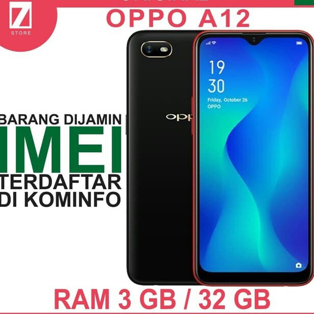 C3-OPPO SMARTPHONE OPPO A12 RAM 3 ROM 32 MERK OPPO PER UNIT