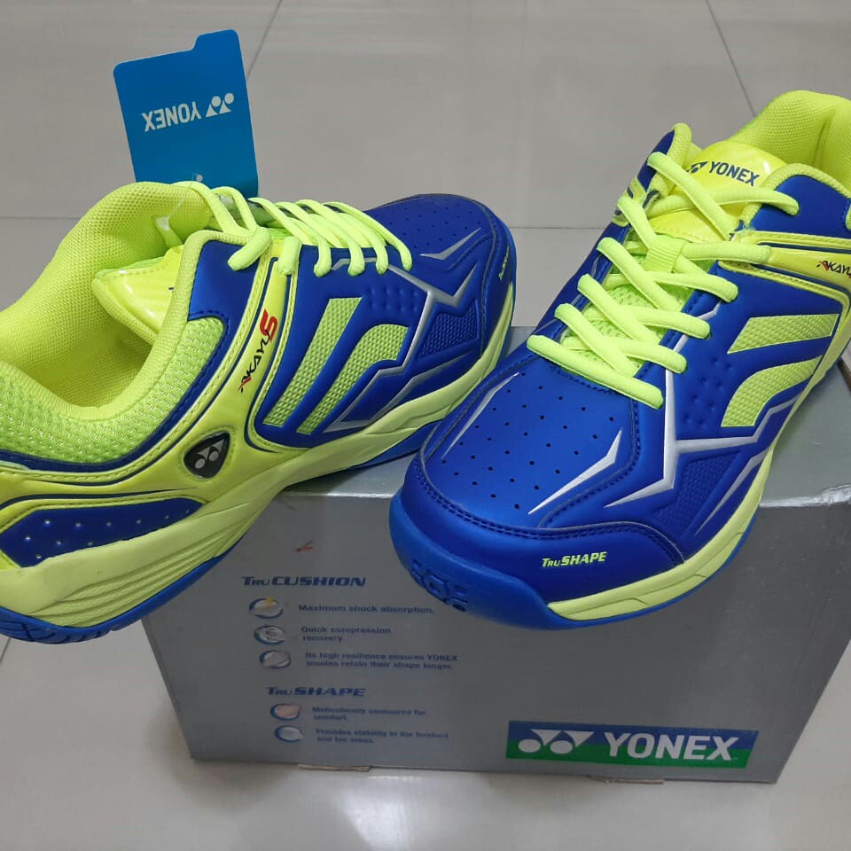 C3-SEPATU BADMINTON YONEX AKAYU S WARNA LIME GREEN UKURAN 39 - 44 MERK