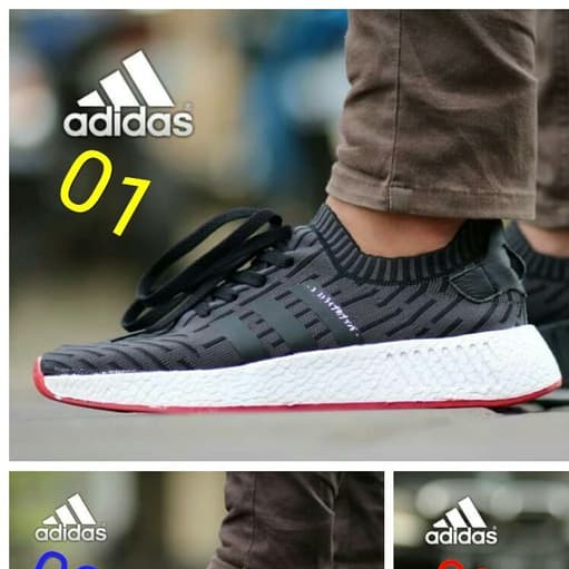 C3-SEPATU SPORT ADIDAS NMD SIZE 39 - 44 MERK ADIDAS PER UNIT 3