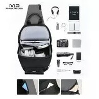 C6-- MARK RYDEN MR 9299 BACK PACK BAG USB - TAS RANSEL LAPTOP 17 - BLA