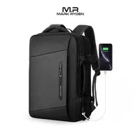 C6-- MARK RYDEN MR9299KR BACKPACK BAG USB - TAS RANSEL LAPTOP 17 - BLA 2