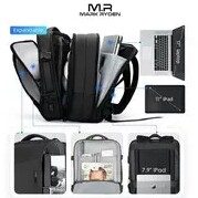 C6-- MARK RYDEN MR9299KR BACKPACK BAG USB - TAS RANSEL LAPTOP 17 - BLA 3