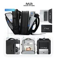 C6-- MARK RYDEN MR9299KR BACKPACK BAG USB - TAS RANSEL LAPTOP 17 - BLA 3