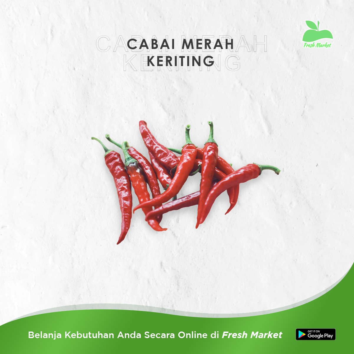 CABAI MERAH KERITING 100 GRAM