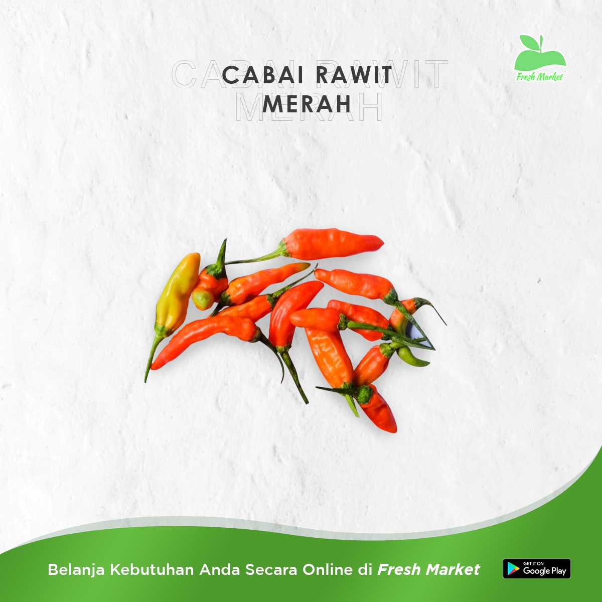 CABAI RAWIT MERAH 100 GRAM