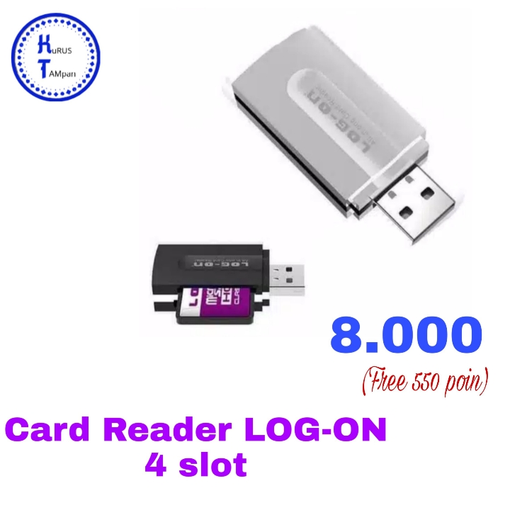 CARD READER 4 SLOT LOG-ON