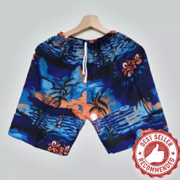 CELANA BOXER MOTIF PANTAI