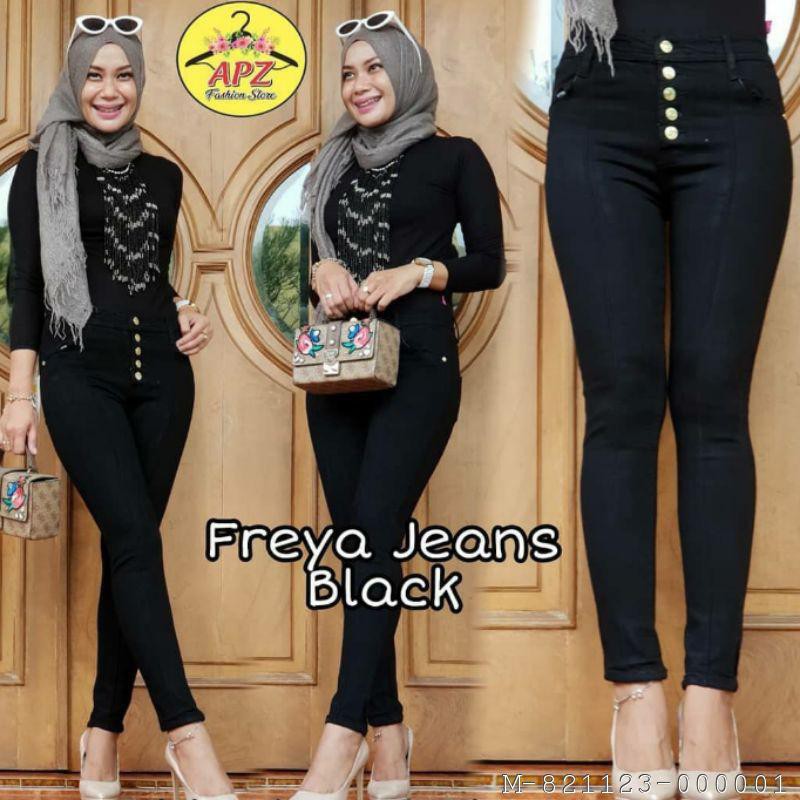 CELANA JEANS WANITA HIGH WAIST 2