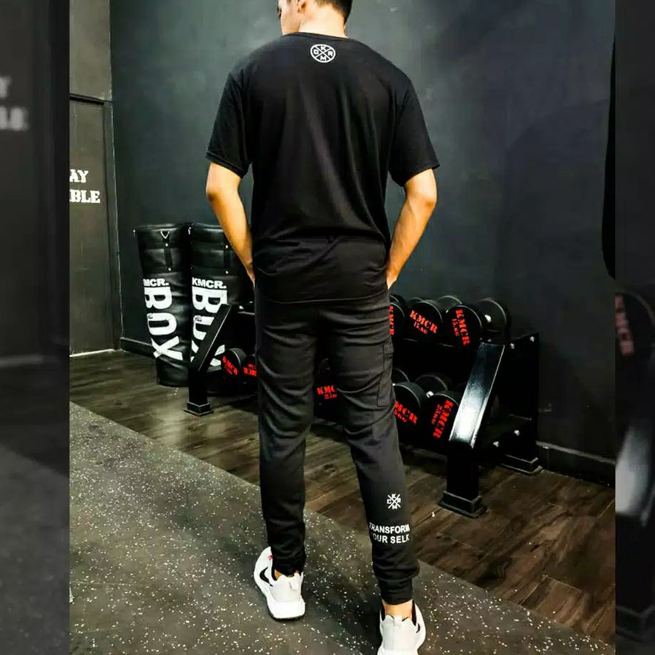 CELANA JOGGER PANJANG ZIPPER PRIA CELANA JOGGER COWOK - KMCR NEXTLEVEL 3