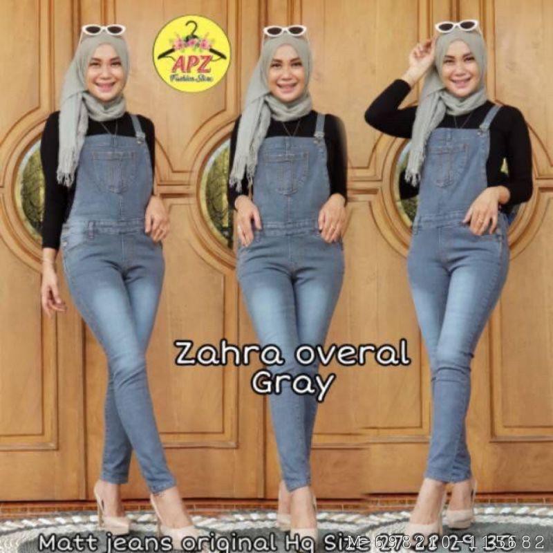 CELANA PANJANG WANITA OVERALL JEANS