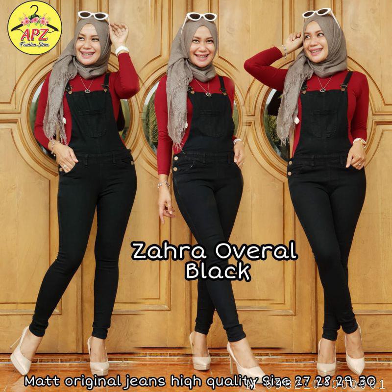 CELANA PANJANG WANITA OVERALL JEANS 4