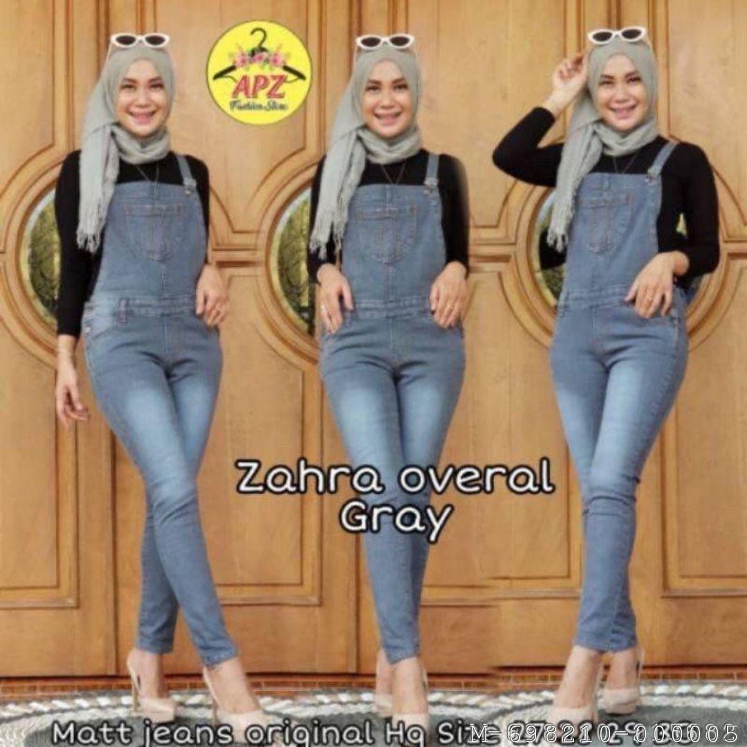 CELANA PANJANG WANITA OVERALL JEANS 5