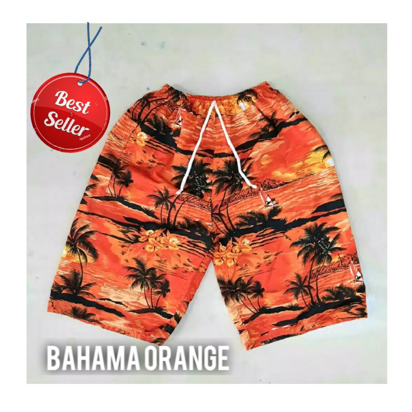 CELANA PANTAI PRIA Motif Hawaii  BALI - 02 2