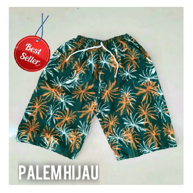 CELANA PANTAI PRIA Motif Hawaii  BALI -04