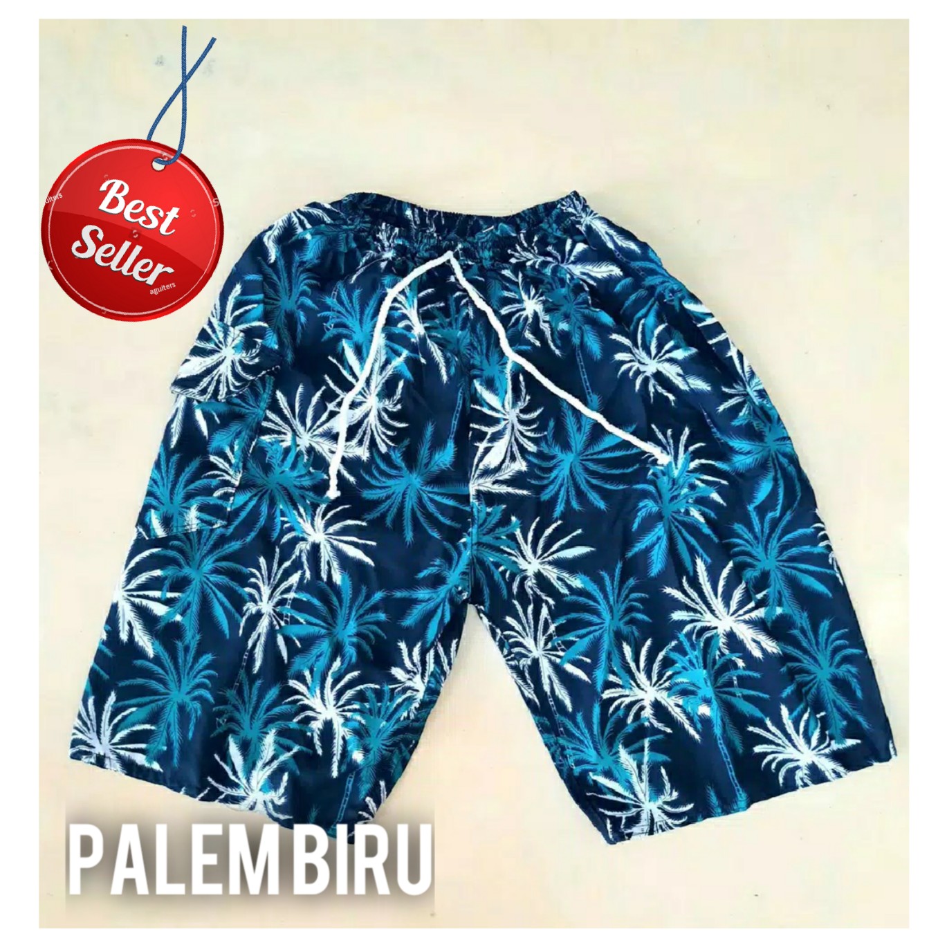 CELANA PANTAI PRIA Motif Hawaii  BALI -04 3