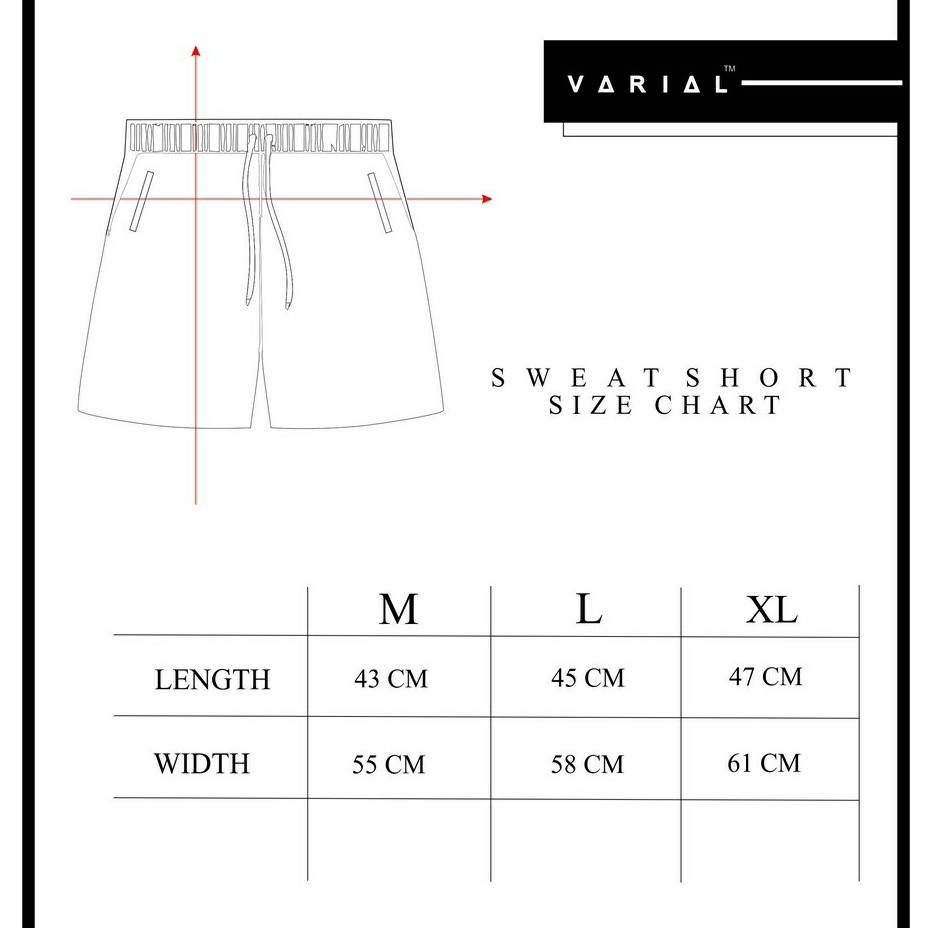 CELANA PENDEK - VARIAL SP METRO GRY TERRYS 5