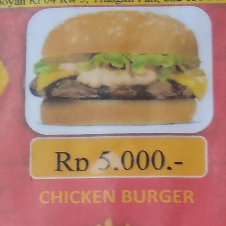 CHICKEN BURGER