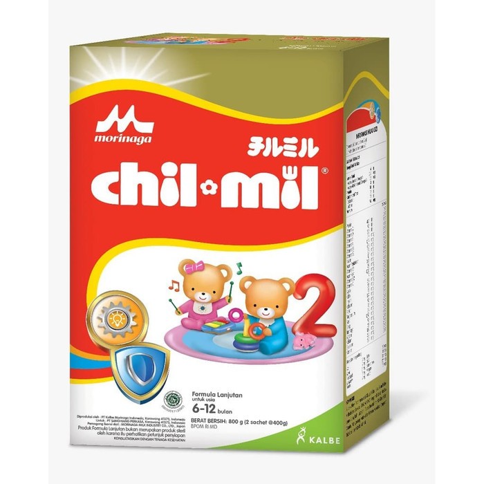 CHIL-MIL SUSU FORMULA TAHAP 2 DHA KOTAK 800 GR