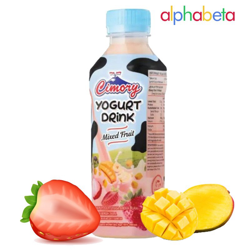 CIMORY YOGHURT DRINK MIX FRUIT BOTPLAS 250 ML