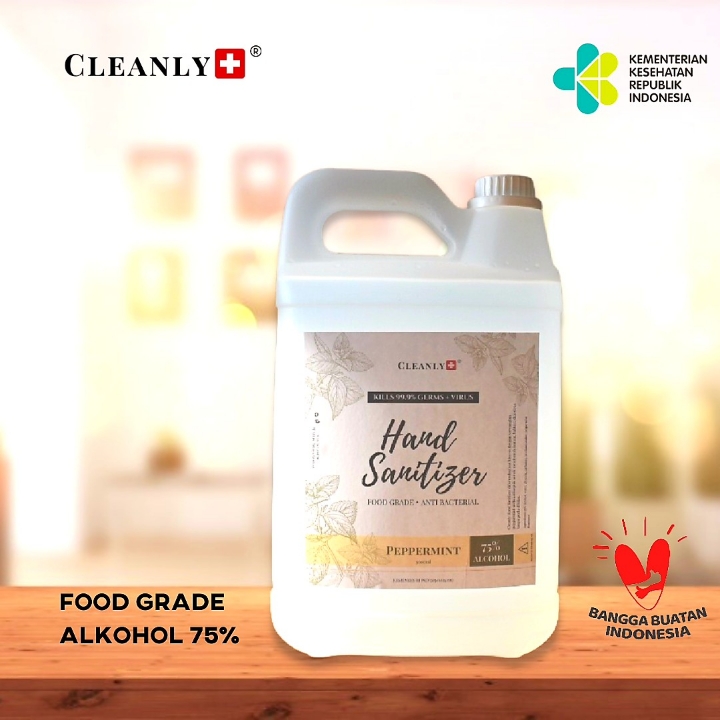 CLEANLY Handsanitizer Foodgrade -Alkohol-peppermint 5liter