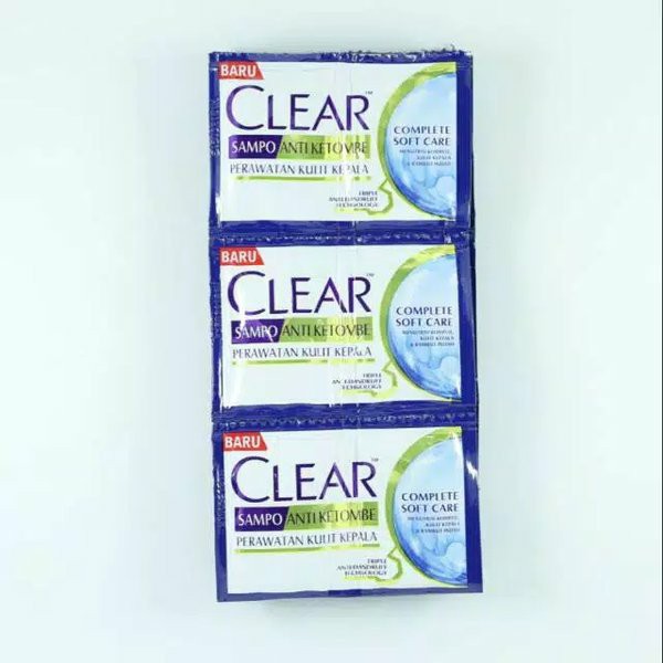 CLEAR SHAMPO SACHET COMPLETE SOFT CARE