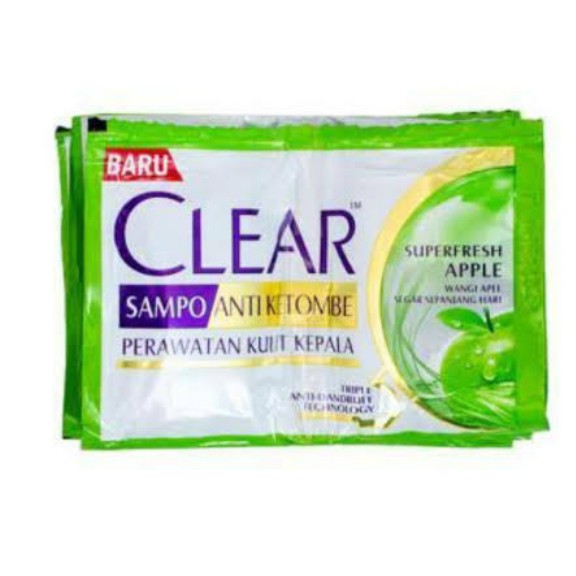 CLEAR SAMPO SASET SUPER FRESH APPLE 5ML