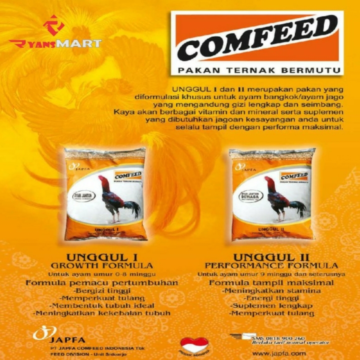 COMFEED UNGGUL 1 2