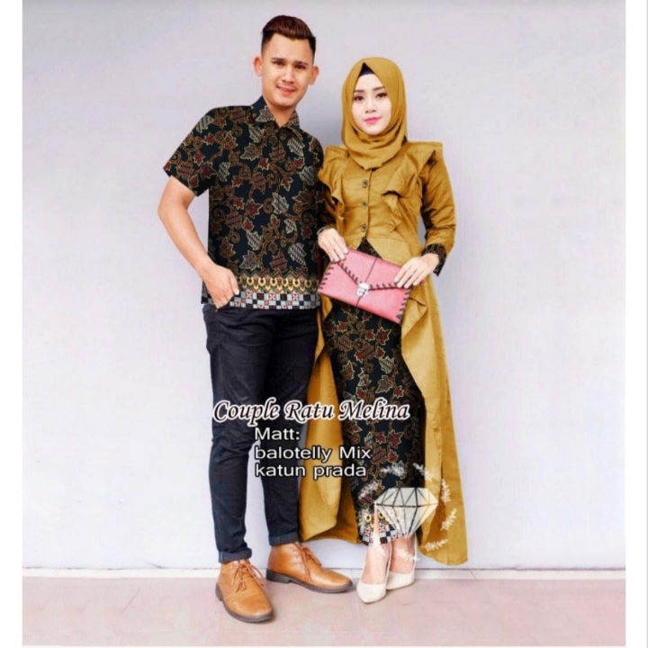 COUPLE RATUMELINA MUSTARD SET