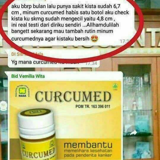 CURCUMED Salah Satu Obat Kista Ampuh 2